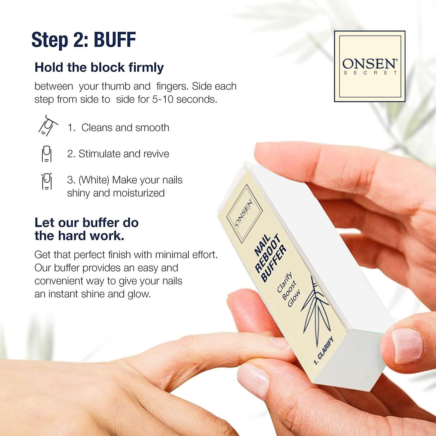 Secret Nail Care Kit – Cuticle Serum + Japanese Shine Buffer