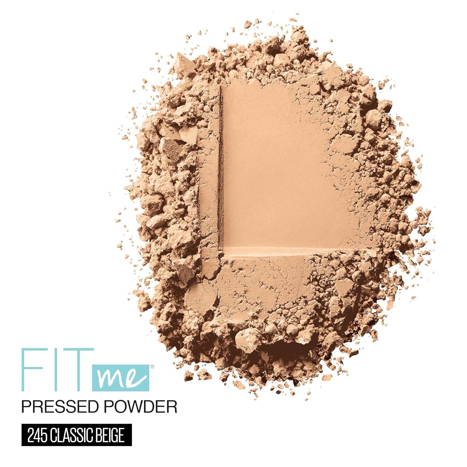 Fit Me Matte + Poreless Pressed Face Powder Makeup & Setting Powder, Classic Beige, 1 Count