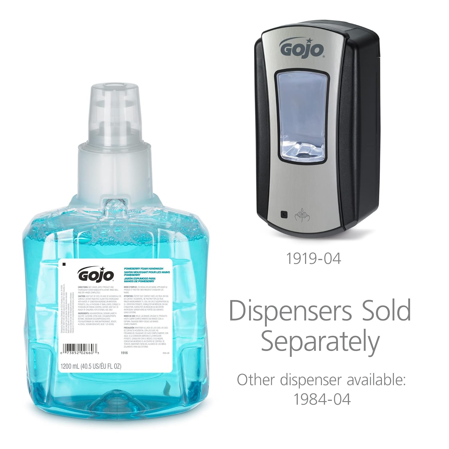 Pomeberry Foam Handwash Refill (Pack of 2) – 1200mL LTX-12 Compatible