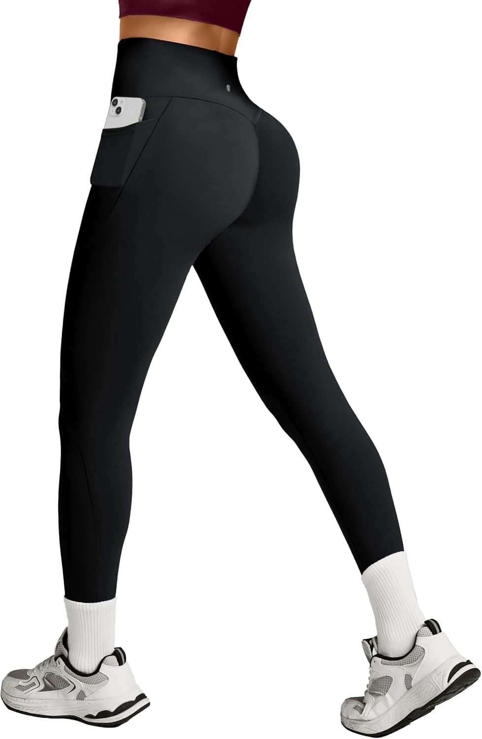 Scrunch Butt Lifting Leggings with Pockets – Tummy Control & No-Front-Seam