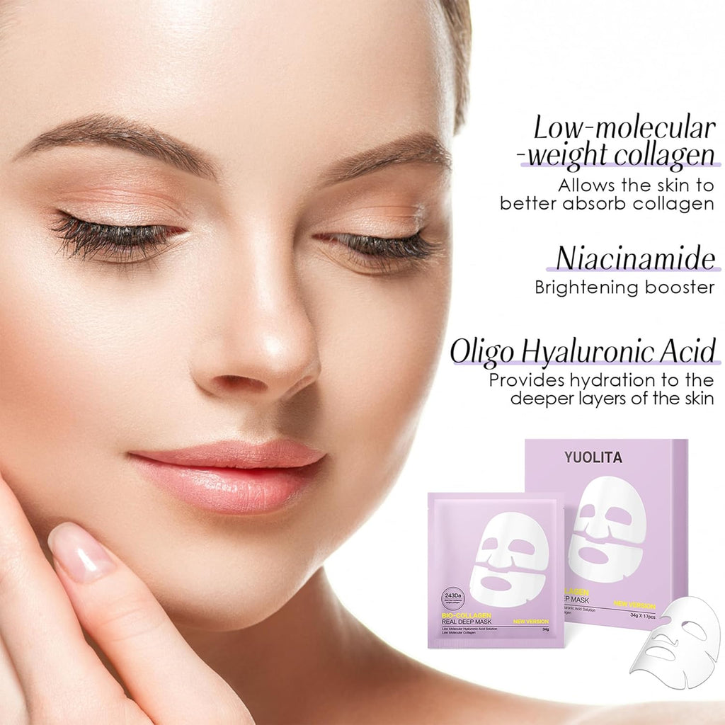 Deep Collagen Jelly Face Mask – Lifting, Firming & Glass-Glow Hydration