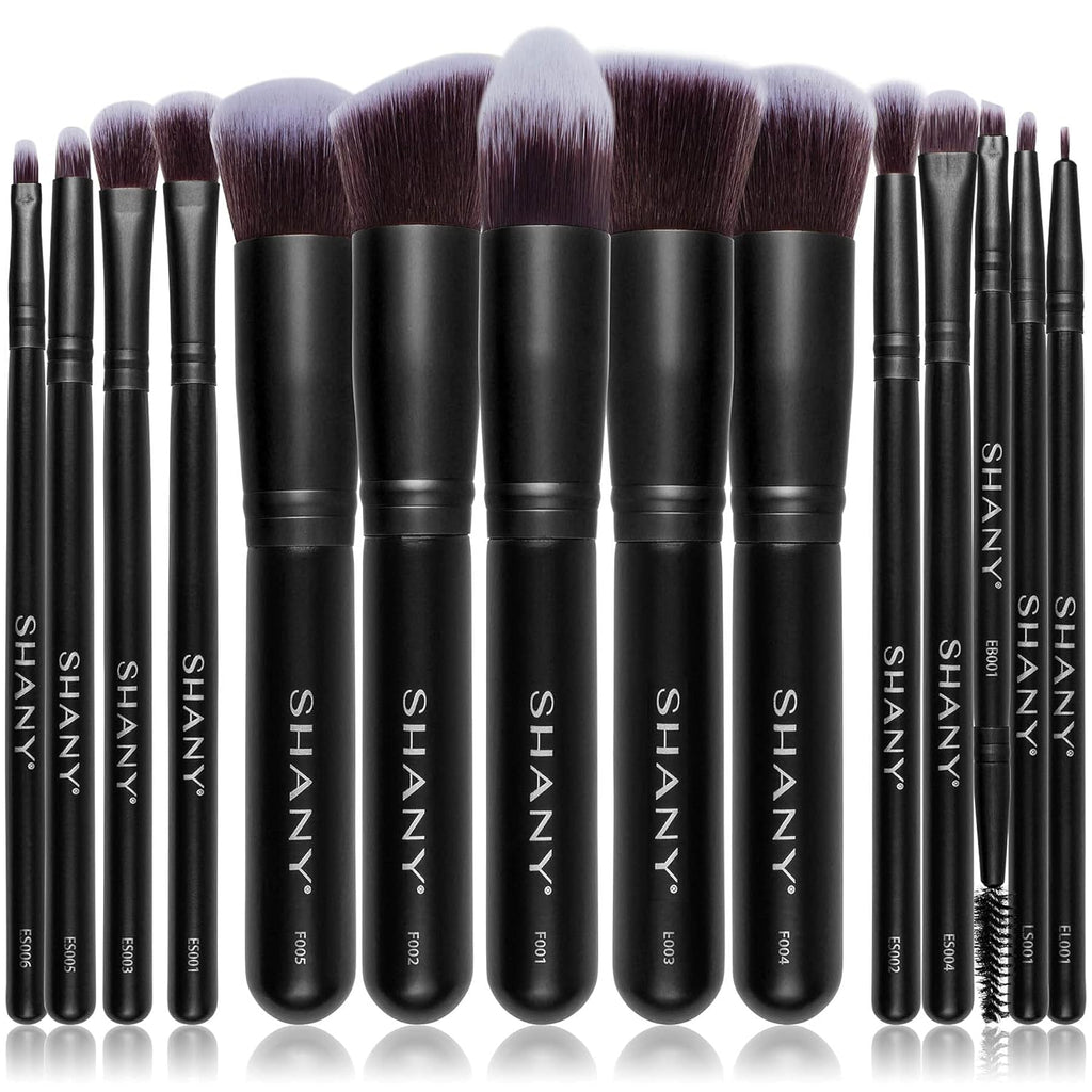Black Bombshell 14-Piece Professional Makeup Brush Set