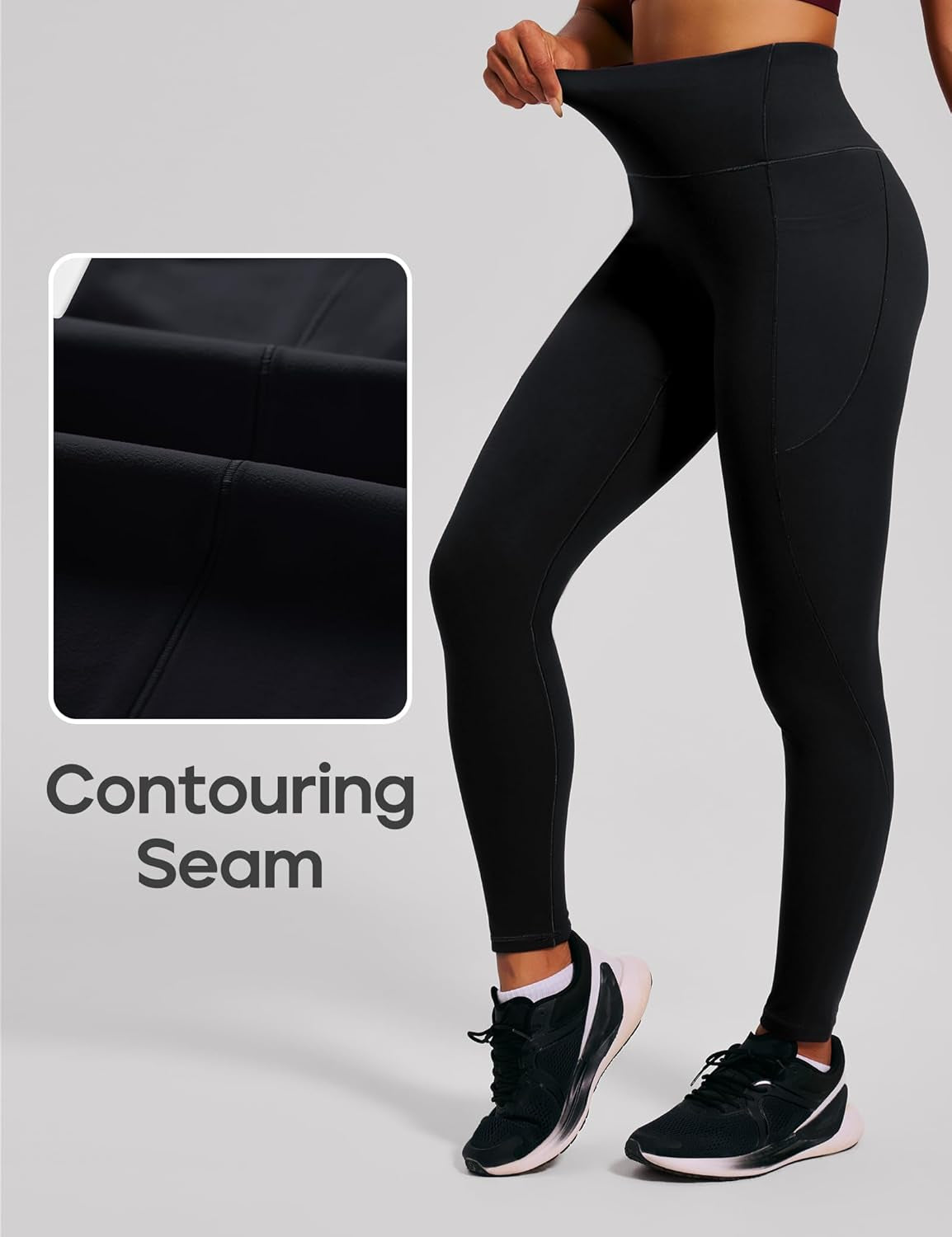 Scrunch Butt Lifting Leggings with Pockets – Tummy Control & No-Front-Seam
