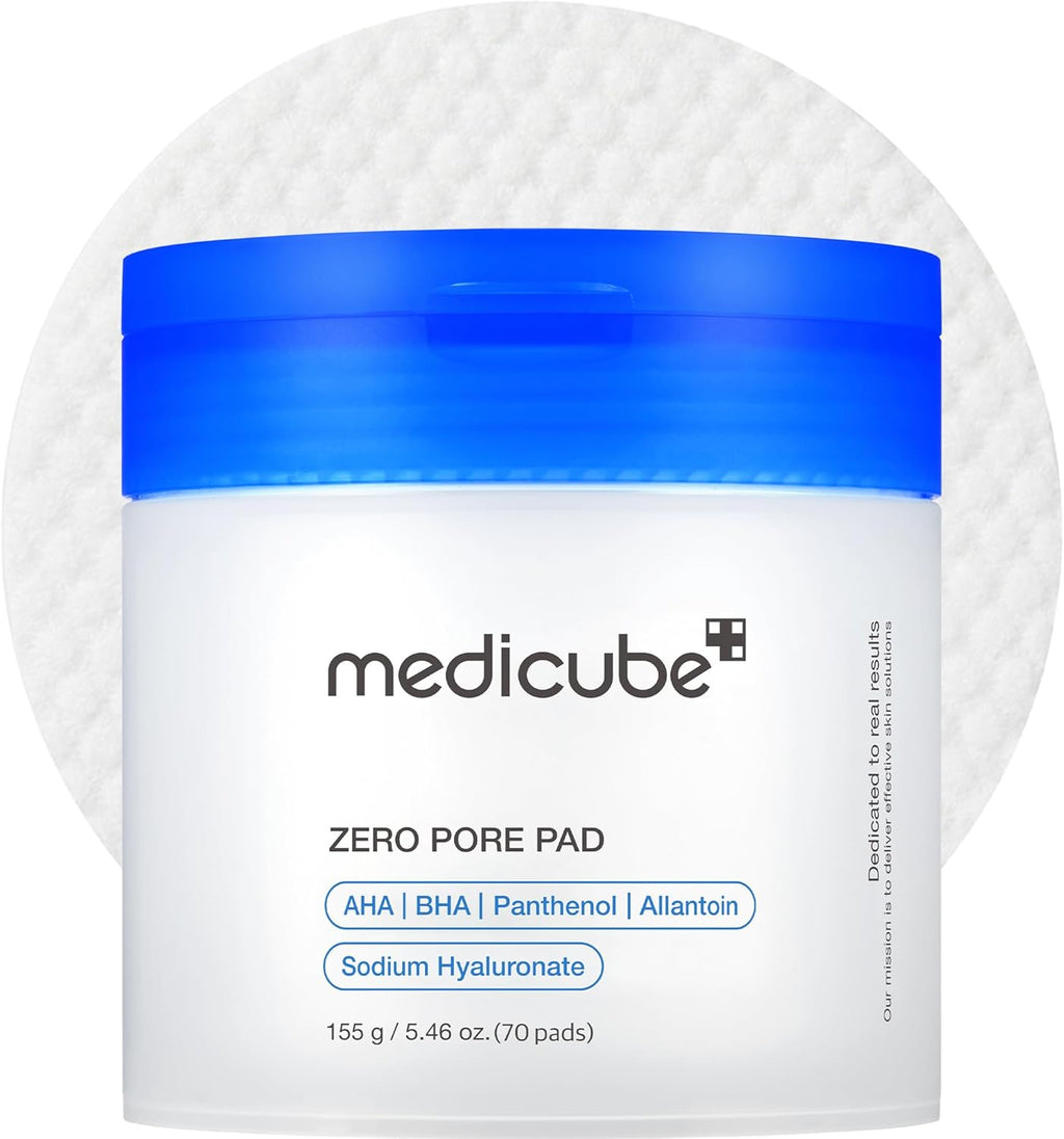 Zero Pore Pads 2.0 | Dual-Textured Exfoliating Toner Pads with AHA & BHA (70 Units)