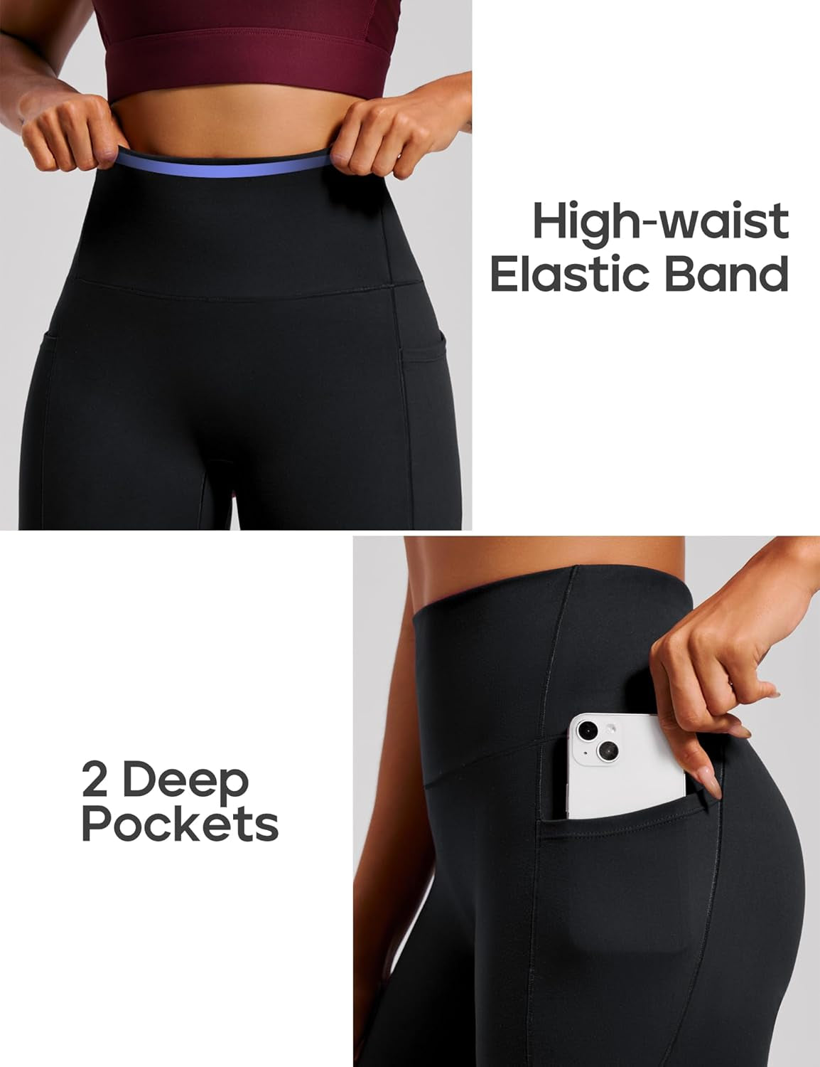 Scrunch Butt Lifting Leggings with Pockets – Tummy Control & No-Front-Seam